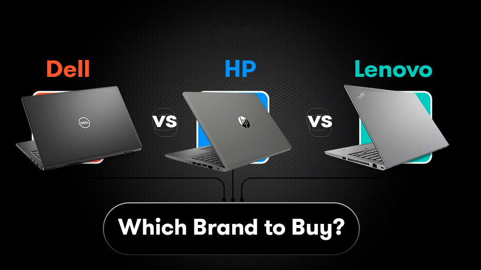 Comparison between brands Apple, HP, Lenovo, ASUS, Acer, Dell, Microsoft and MSI